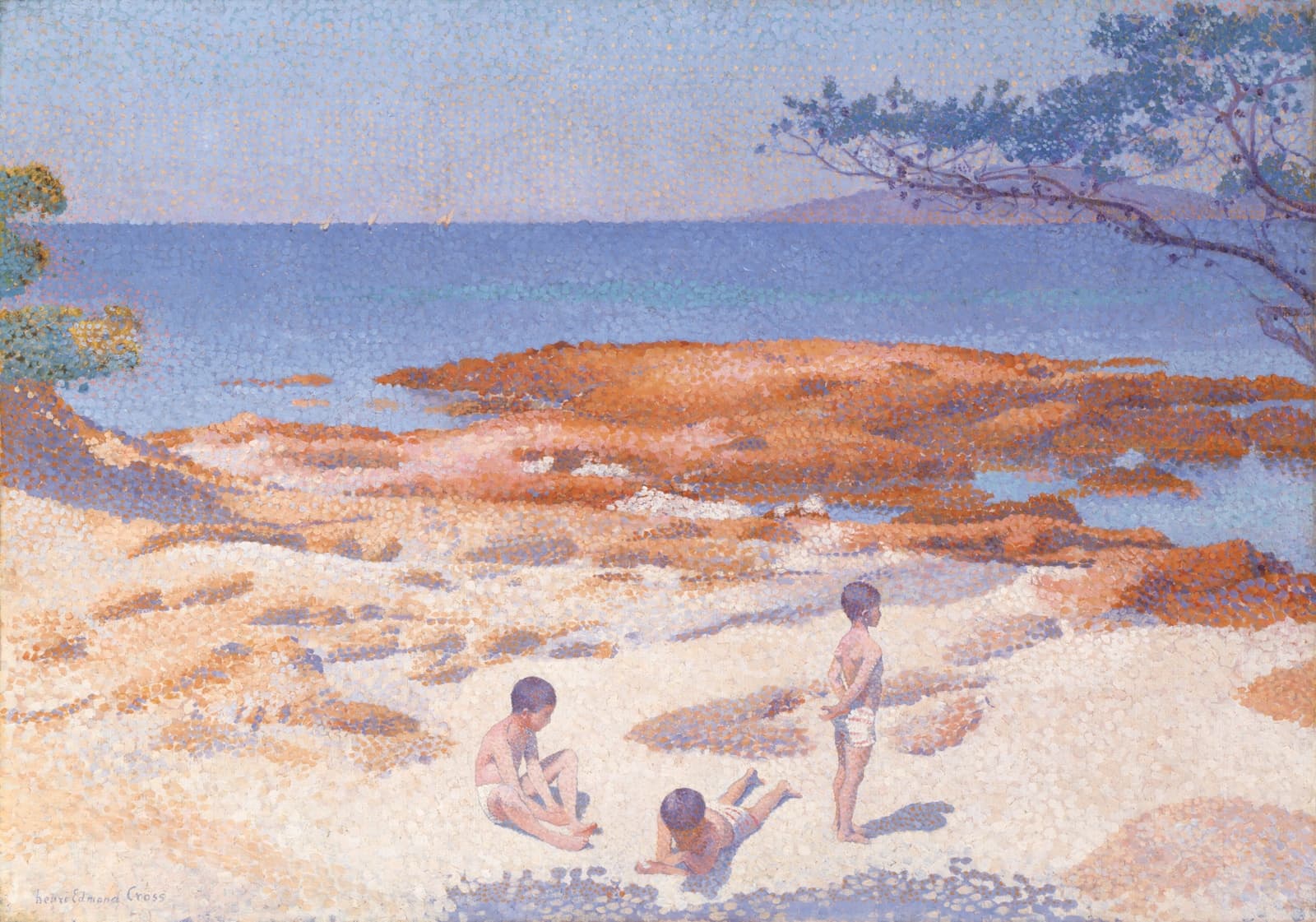 Beach at Cabasson — Henri Edmond Cross
