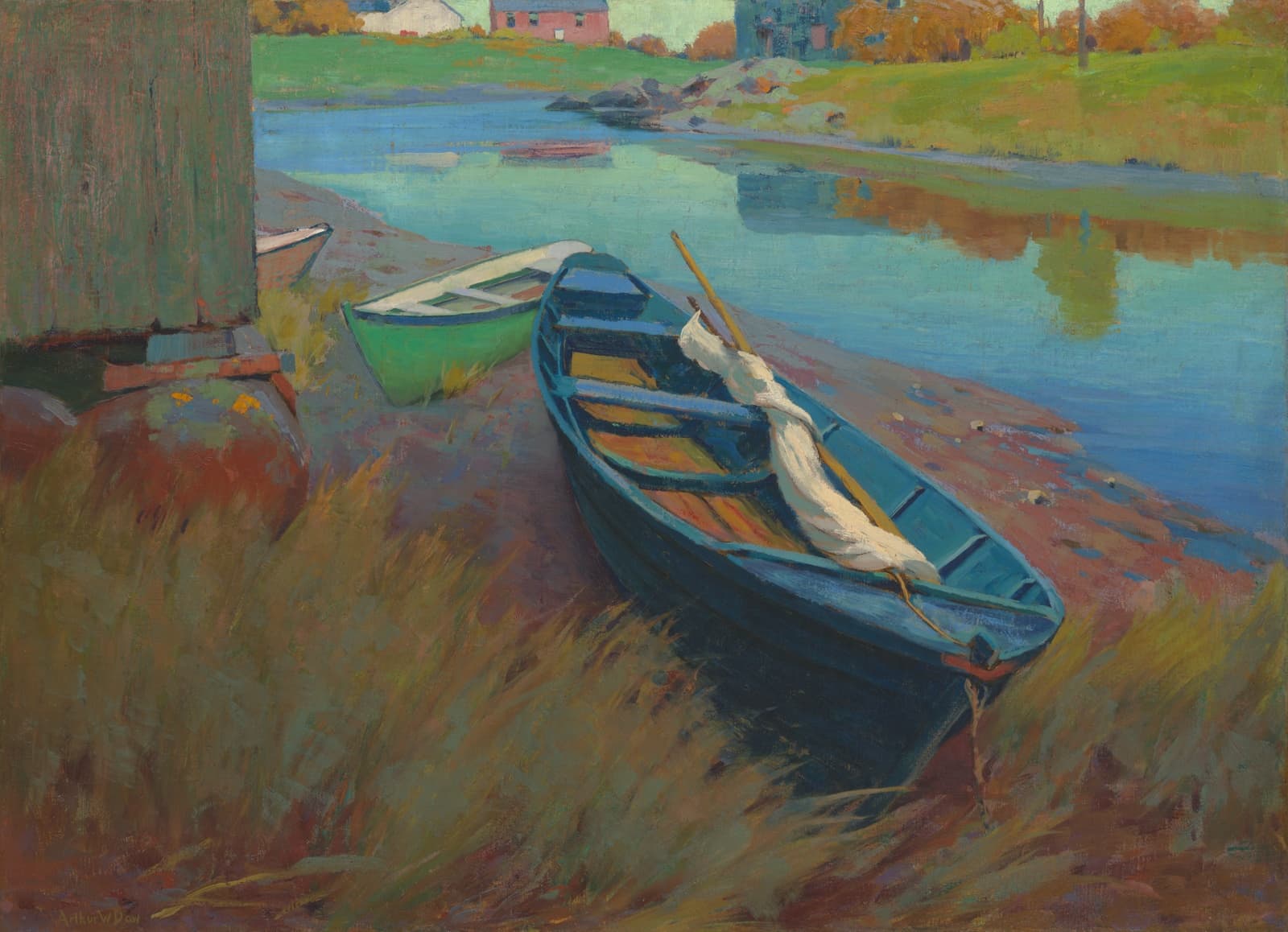 Boats at Rest — Arthur Wesley Dow