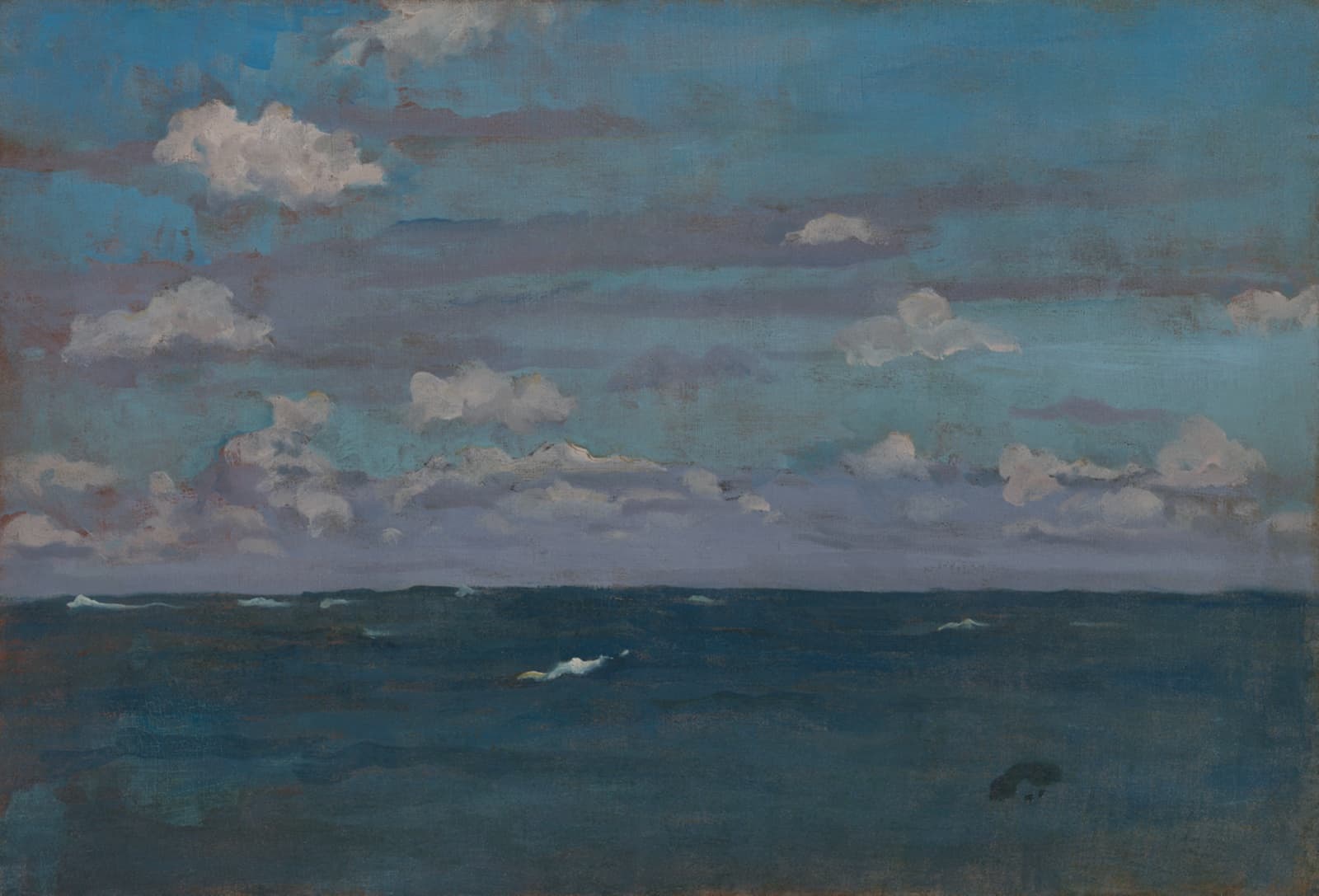Violet and Silver — The Deep Sea — James McNeill Whistler