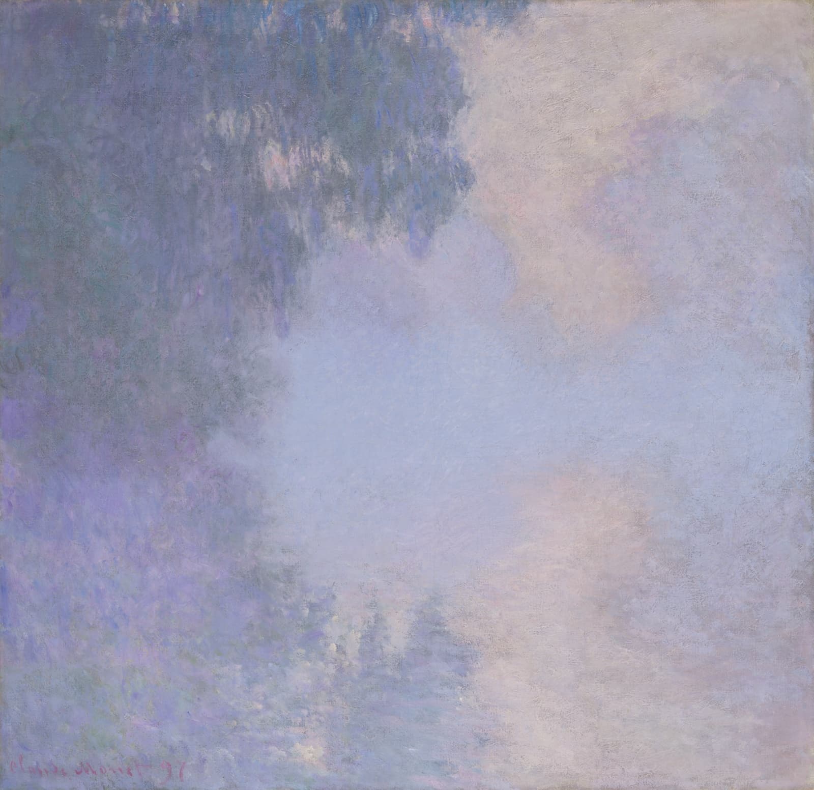 Branch of the Seine near Giverny (Mist) — Claude Monet